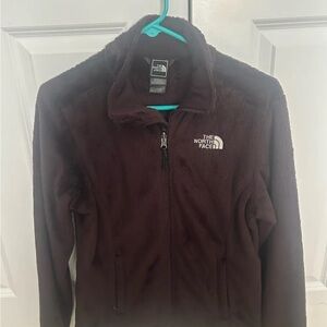 The North Face Dark Brown/Plum Fleece Jacket